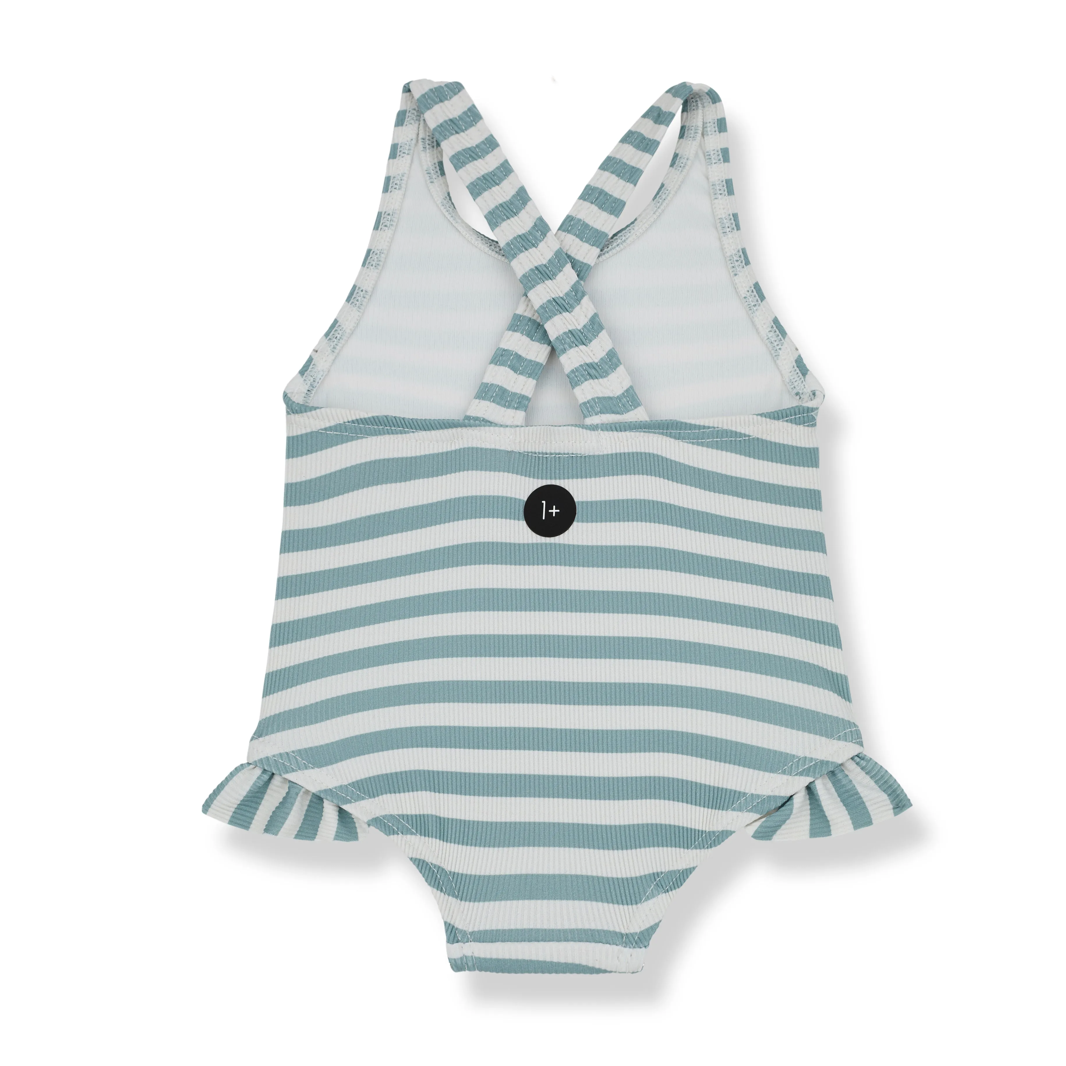 1   IN THE FAMILY BLUE STRIPED SWIMSUIT [FINAL SALE]