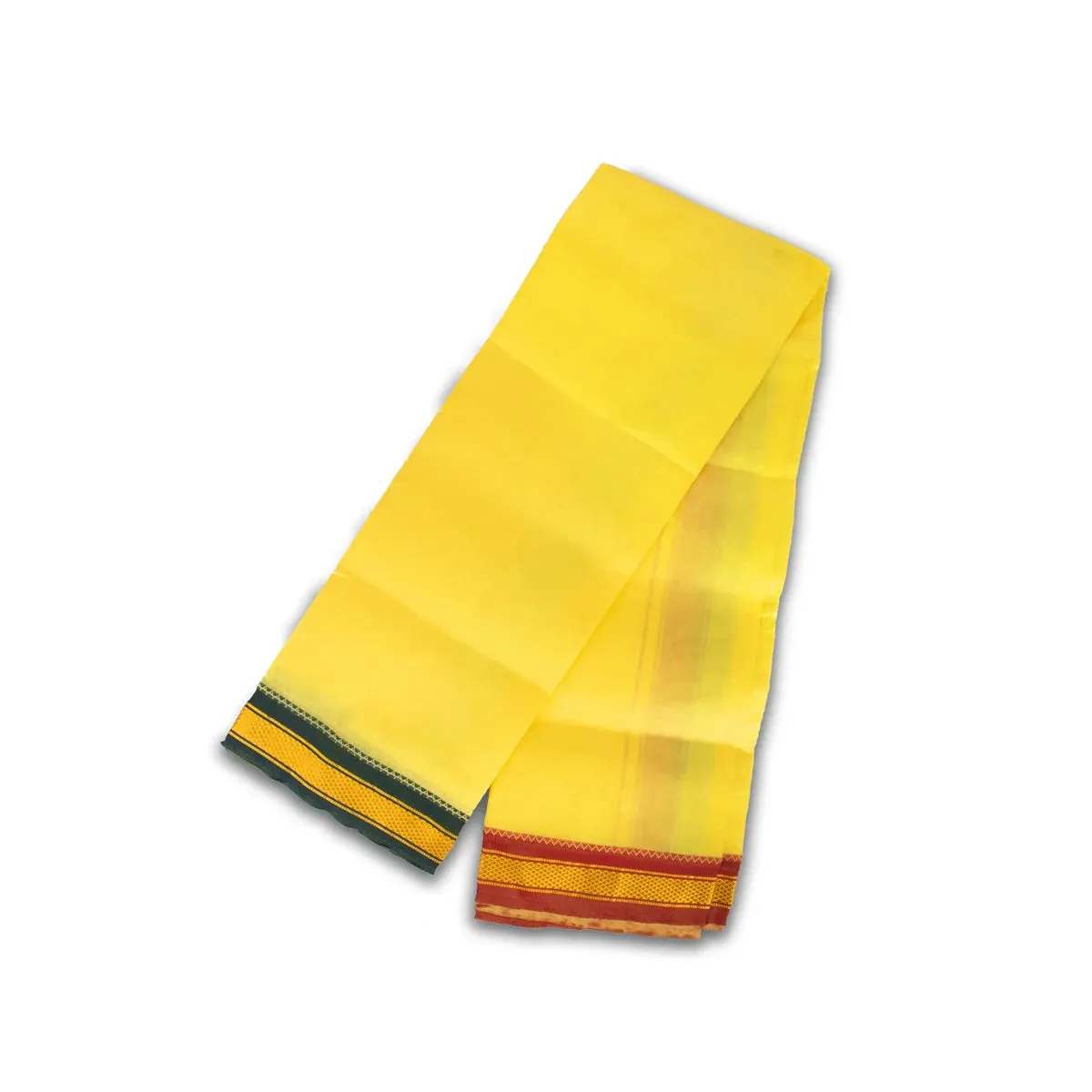 Angavastra - 4 Yards | Asha Pattu Kan Design Towel/ Kasavu Shawl for Men