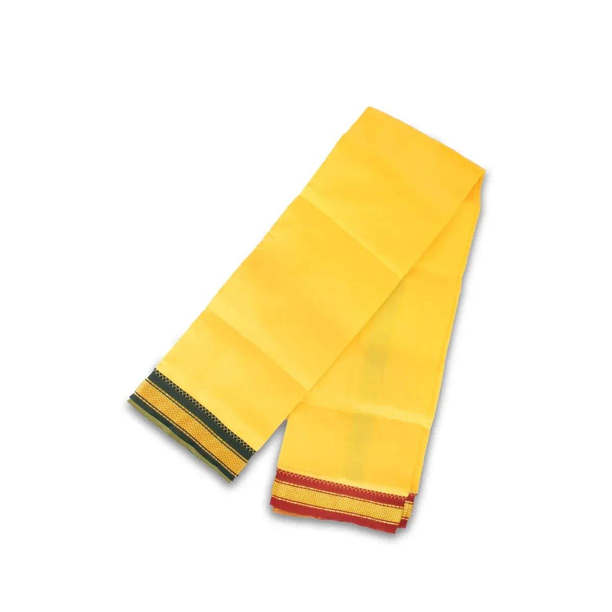 Angavastra - 4 Yards | Asha Pattu Kan Design Towel/ Kasavu Shawl for Men