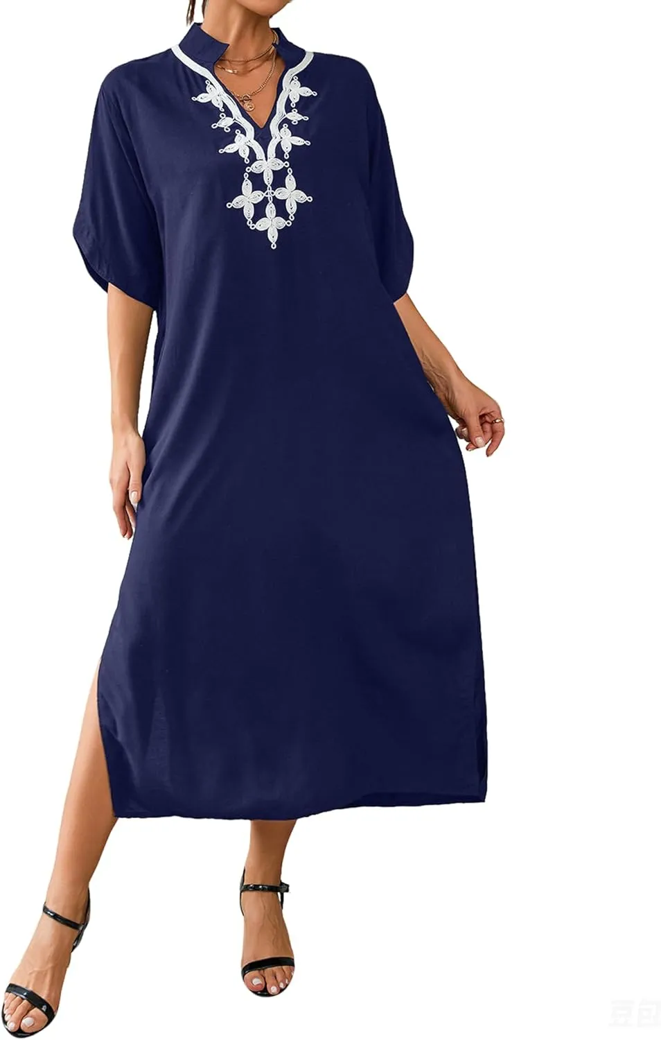 Bsubseach Kaftan Dresses for Women Bathing Suit Cover Ups Plus Size Caftan Beachwear