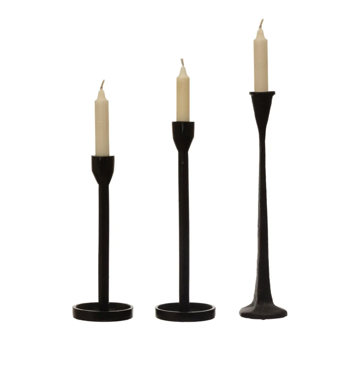 Cast Iron Taper Holder -  by Creative Co Op