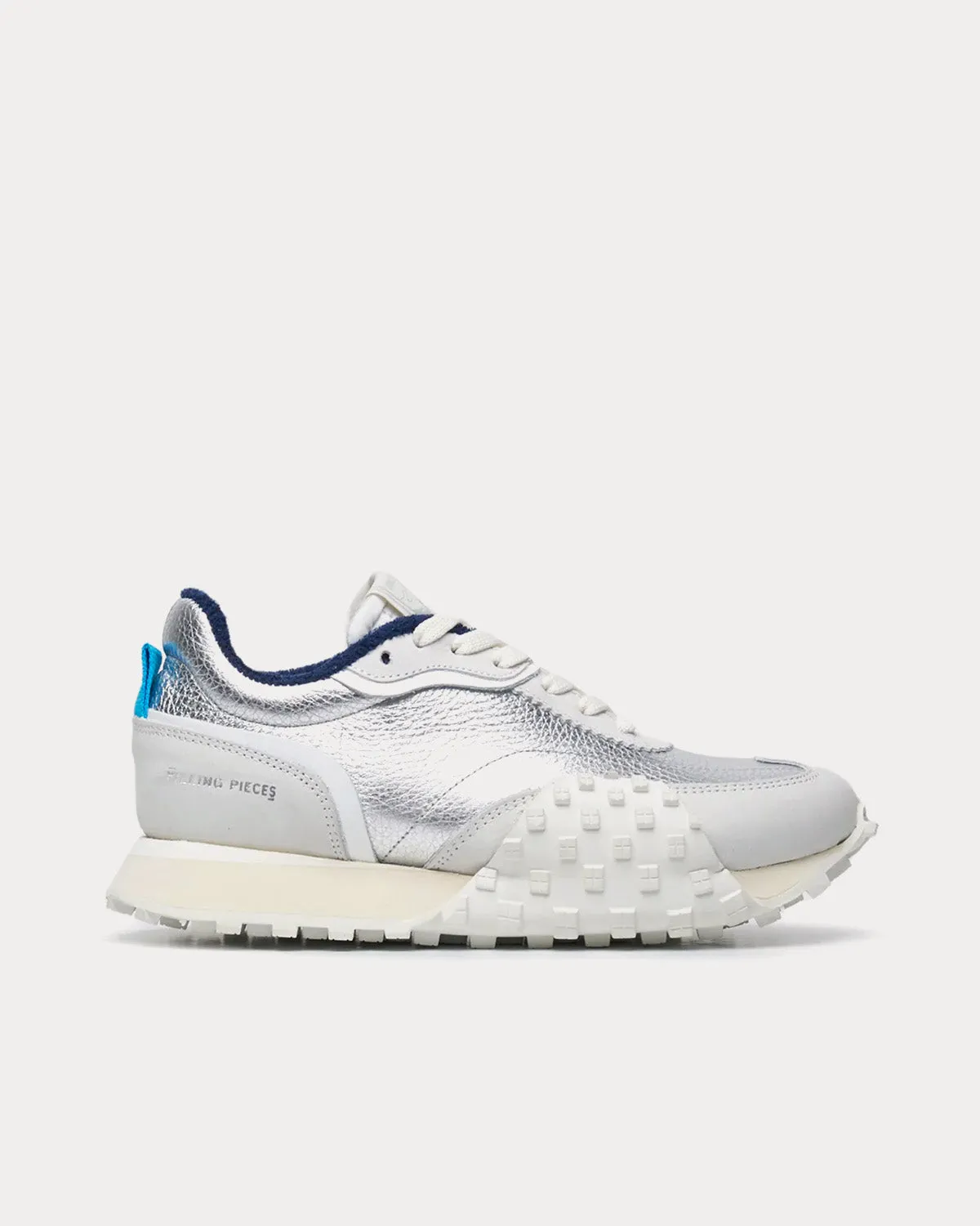 Crease Runner Silver Low Top Sneakers