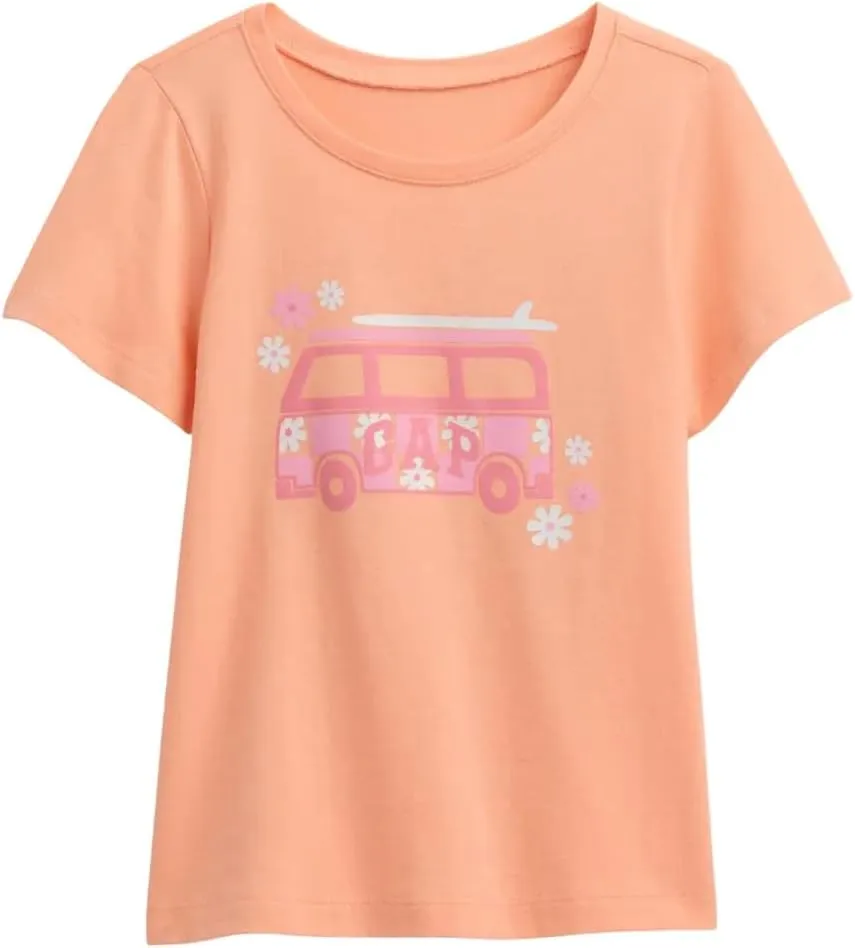 GAP Baby Girls' Short Sleeve Graphic Tee