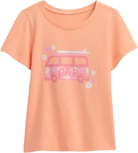 GAP Baby Girls' Short Sleeve Graphic Tee