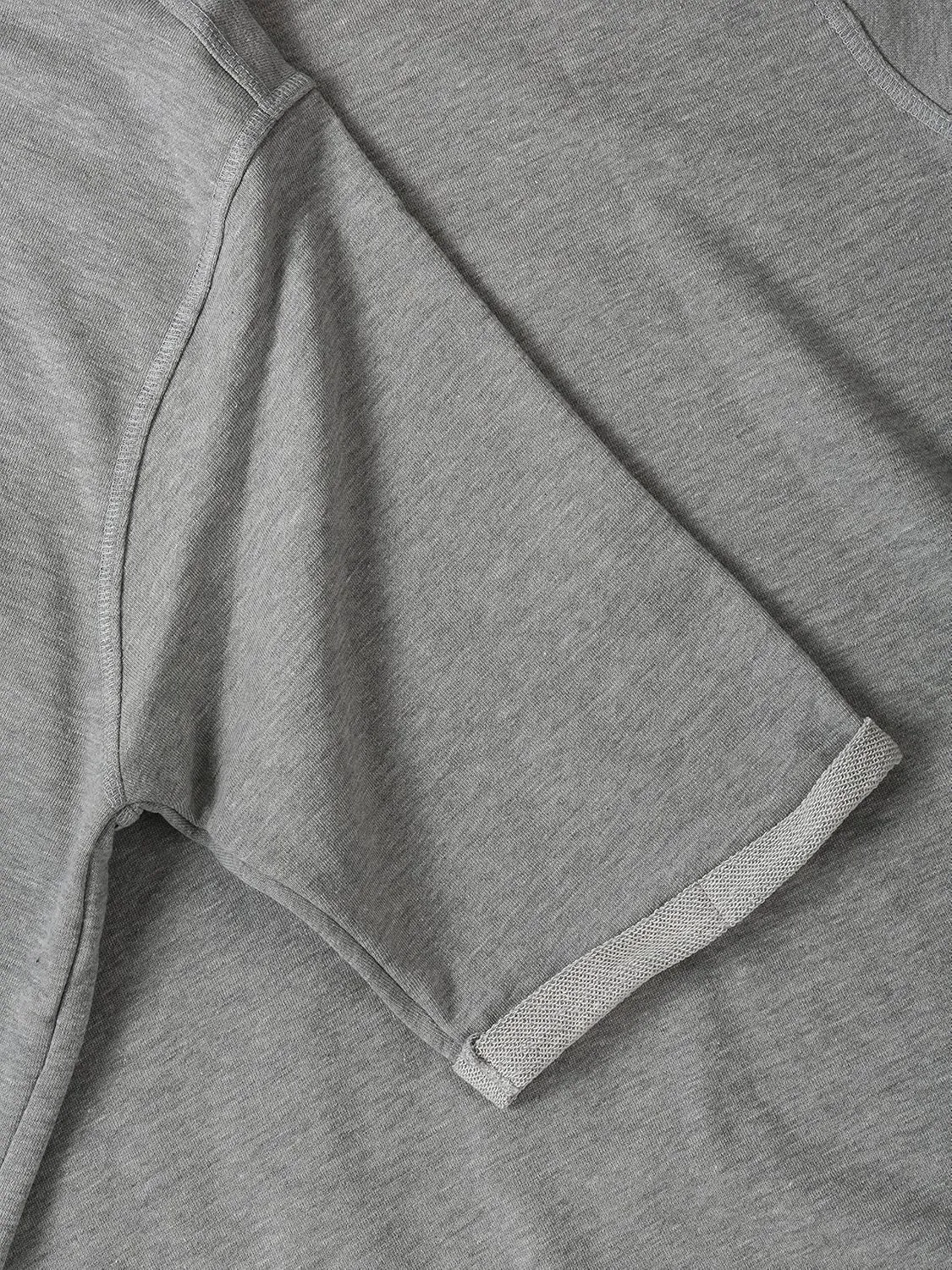 Hat and Beyond Mens Hoodie Hipster Longline Short Sleeve Hooded Sweatshirt Sweater Top