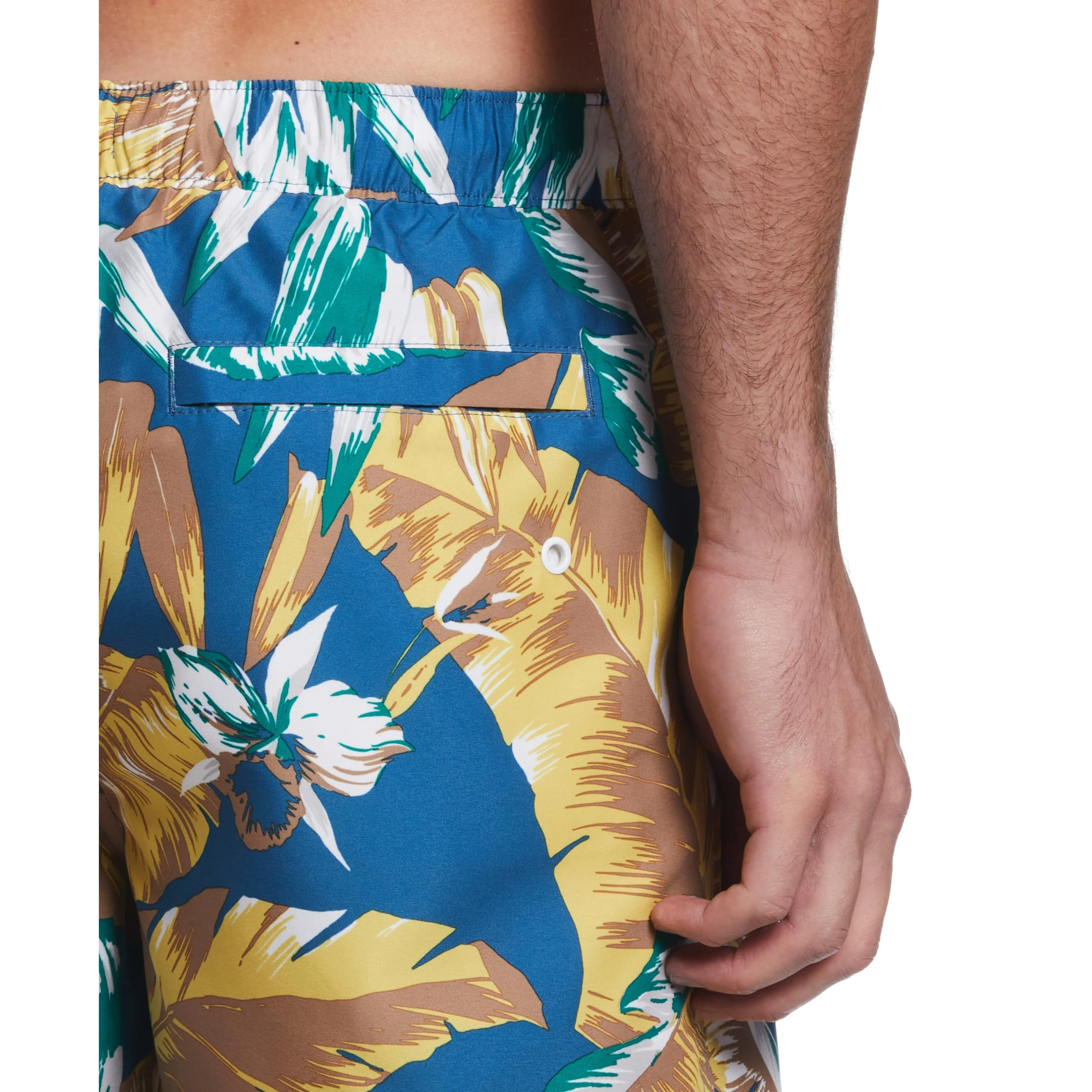 Leaf Print Swim Short