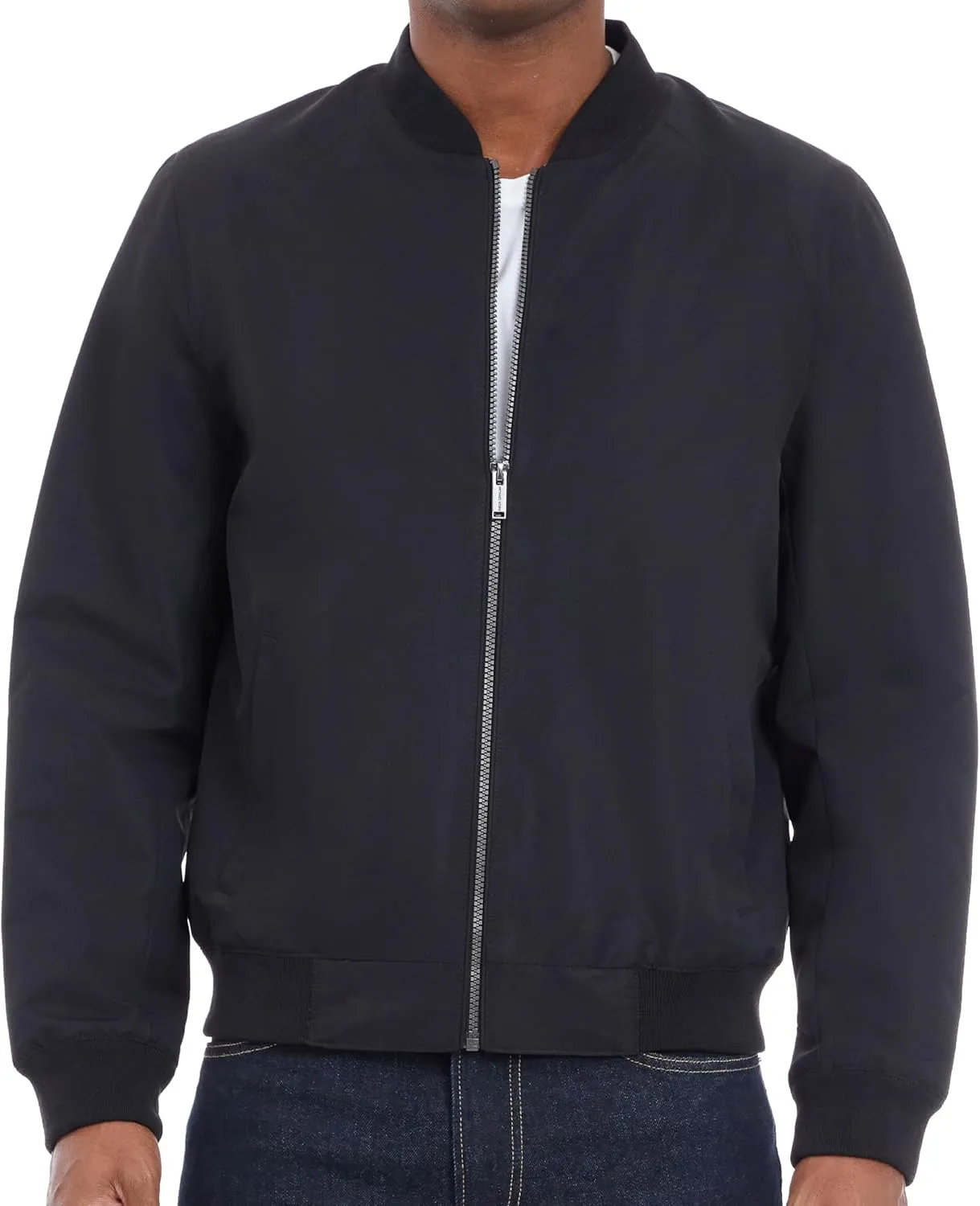 Michael Kors Men's Lightweight Bomber Jacket, Wind and Water Resistant