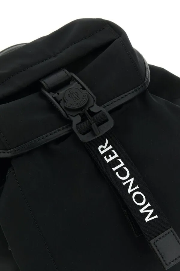 MONCLER | Black polyester Trick backpack