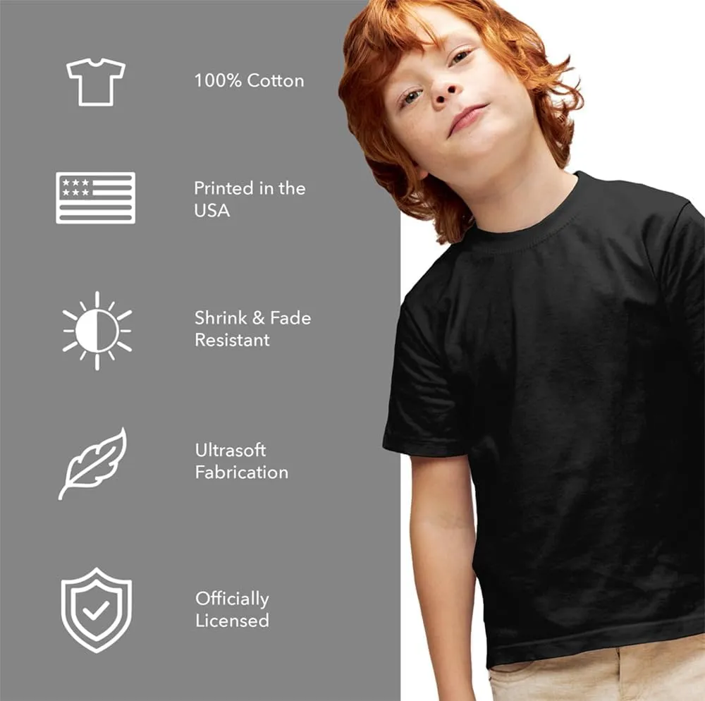 Popfunk Batman Bat Shield Logo Collection Kids T-Shirt for Youth Toddler Boys and Girls