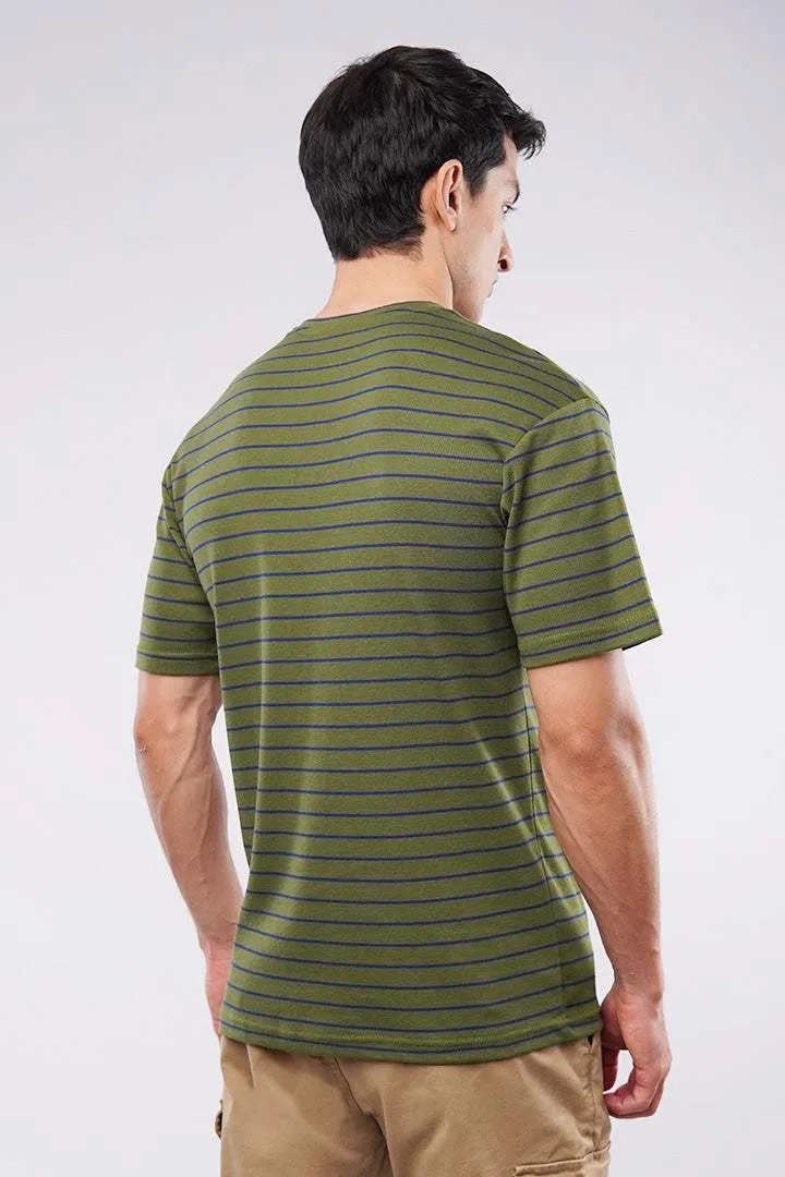 Striped T-Shirt - Green