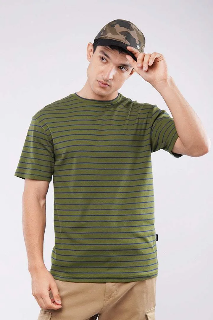 Striped T-Shirt - Green