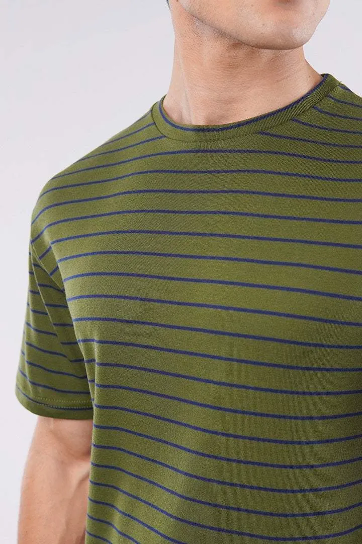 Striped T-Shirt - Green