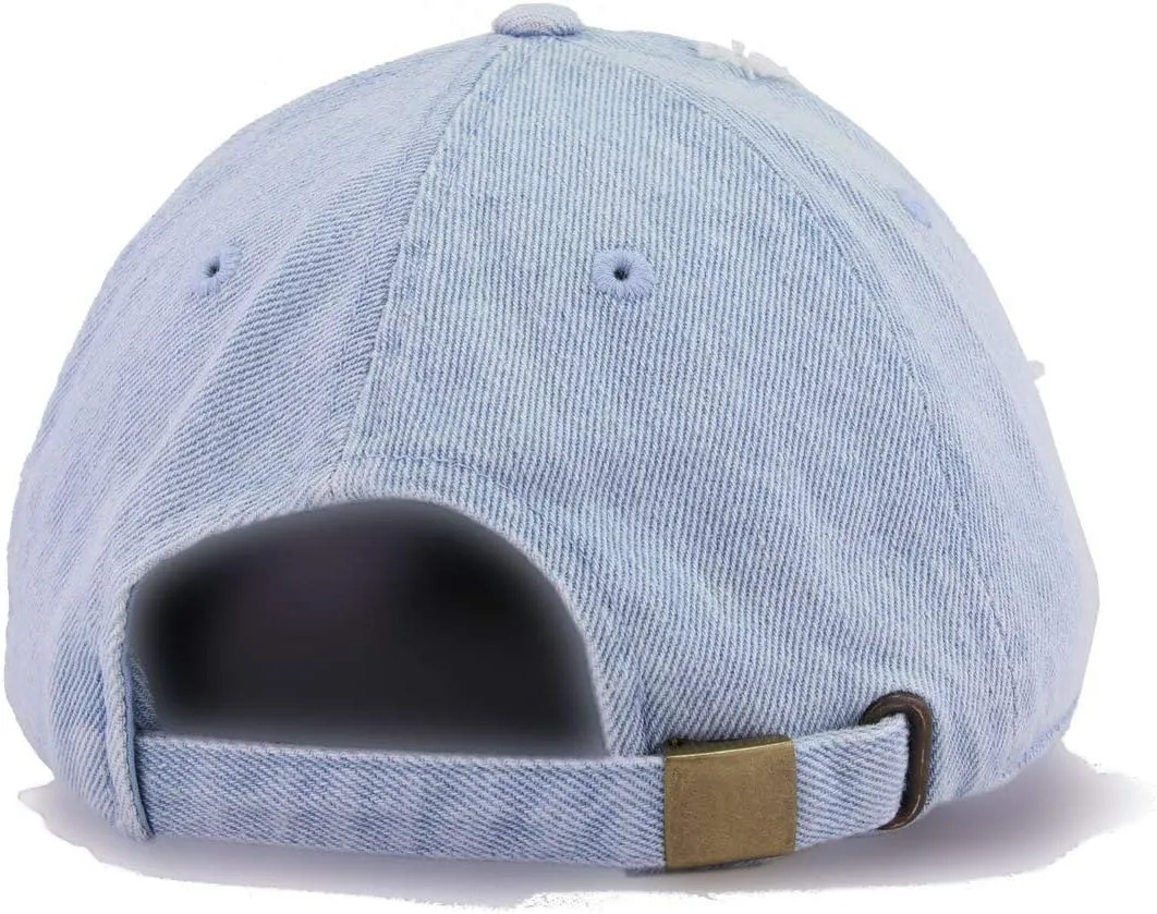 USA Embroidered Vintage Baseball Cap Cotton Adjustable Distressed Dad Hat